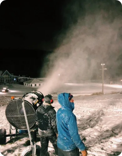 Snowmaking Beginning Day 2021 Scaled